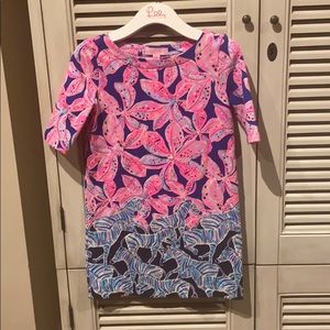 Lilly Pulitzer girls three-quarter sleeve dress